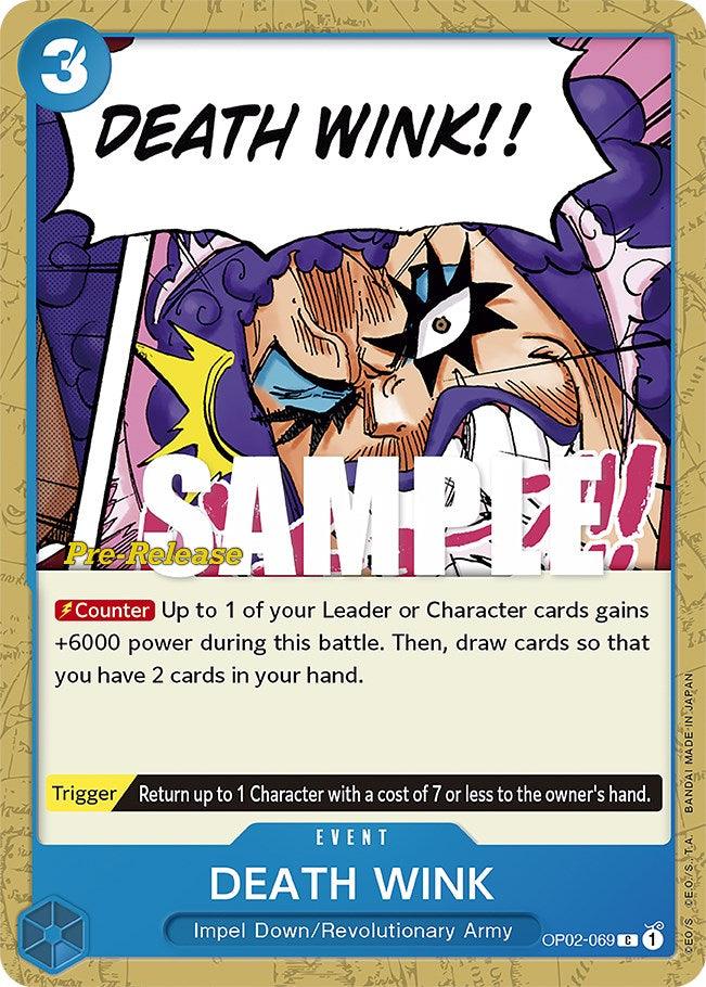 Common, Event, Impel Down, Paramount War, Paramount War Pre-Release Cards, Revolutionary Army DEATH WINK [Paramount War Pre-Release Cards] - Trading Card World