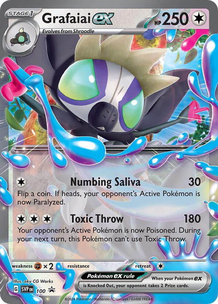 Scarlet & Violet: Black Star Promos Grafaiai ex (100) [Scarlet & Violet: Black Star Promos] - Trading Card World