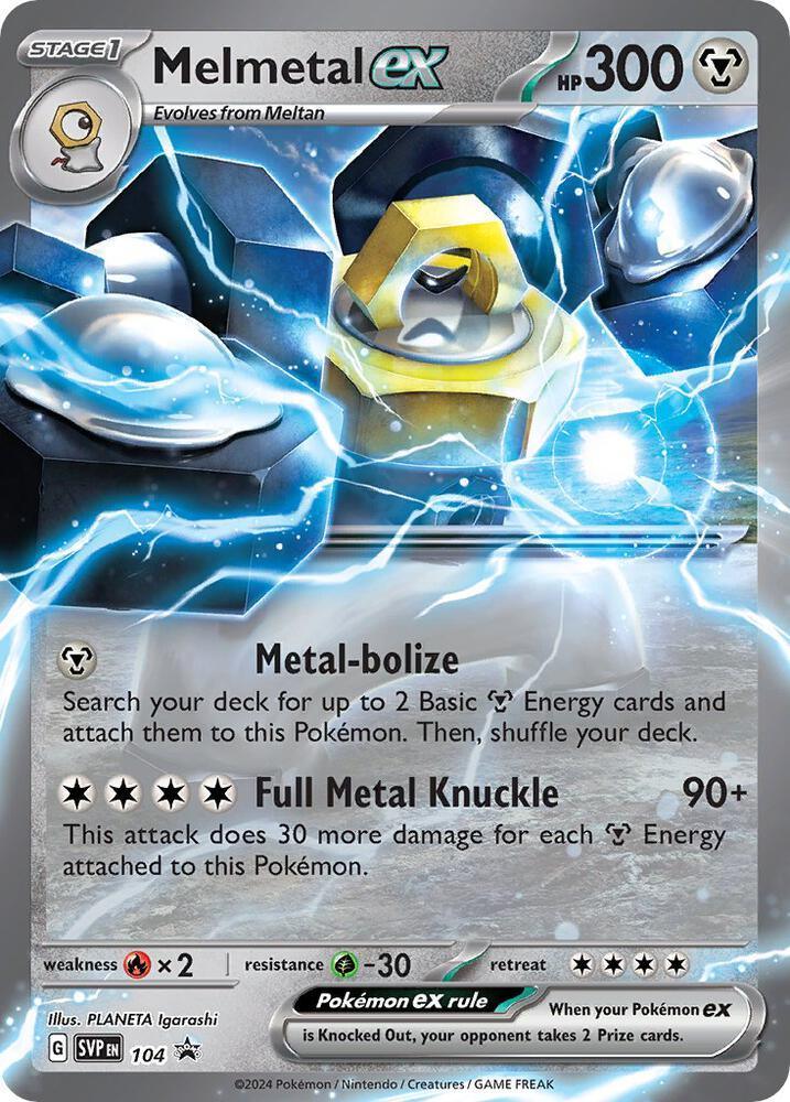 Scarlet & Violet: Black Star Promos Melmetal ex (104) [Scarlet & Violet: Black Star Promos] - Trading Card World