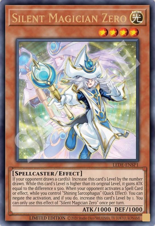 Effect Monster, Legacy of Destruction, Light, Limited, Spellcaster, Ultra Rare Silent Magician Zero [LEDE-ENSP1] Ultra Rare - Trading Card World