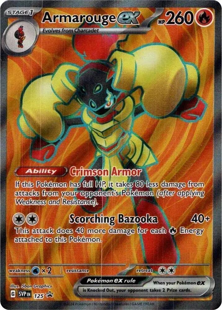 Scarlet & Violet: Black Star Promos Armarouge ex (125) [Scarlet & Violet: Black Star Promos] - Trading Card World