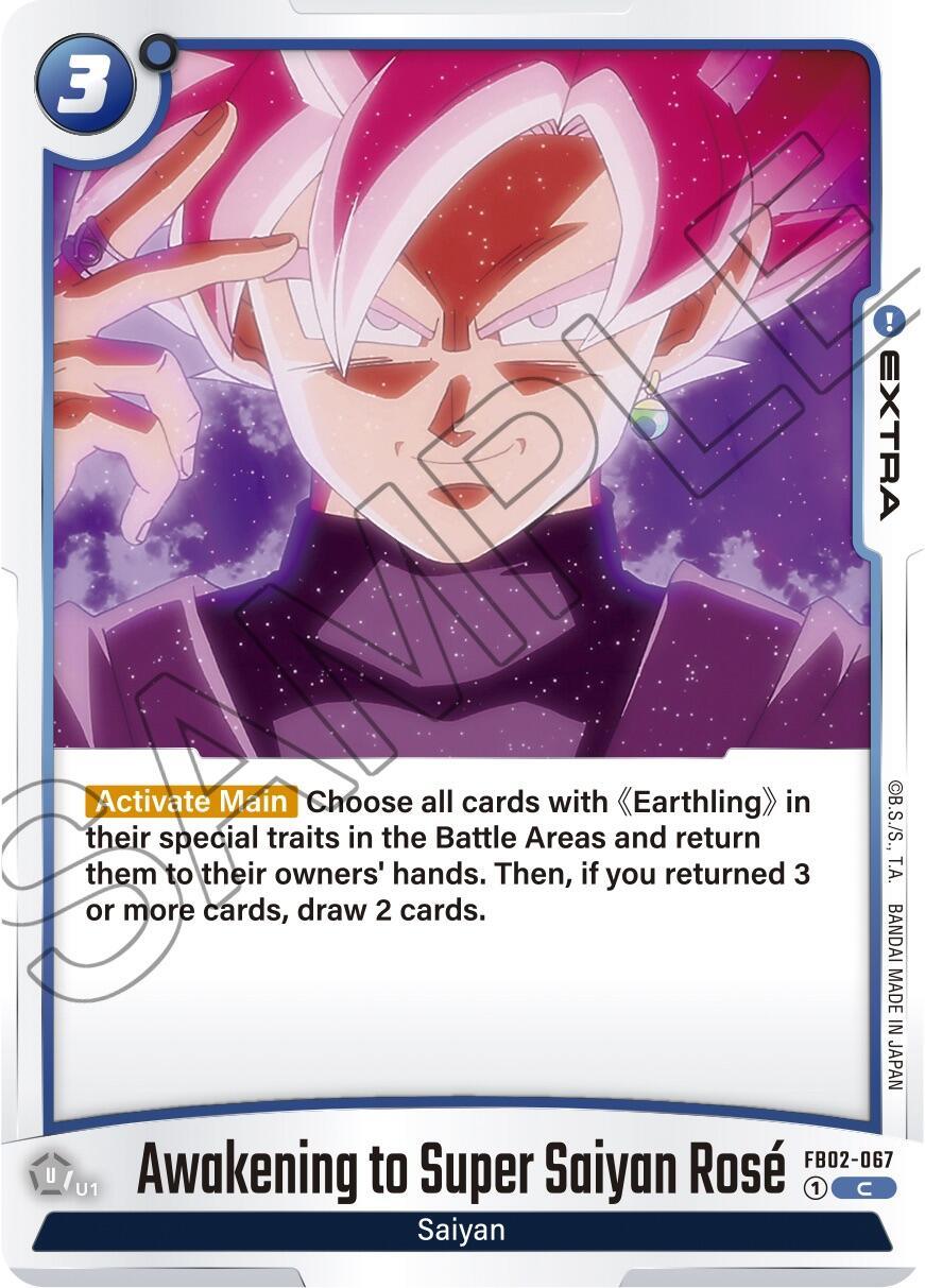  Awakening to Super Saiyan Rose [Blazing Aura] - Trading Card World