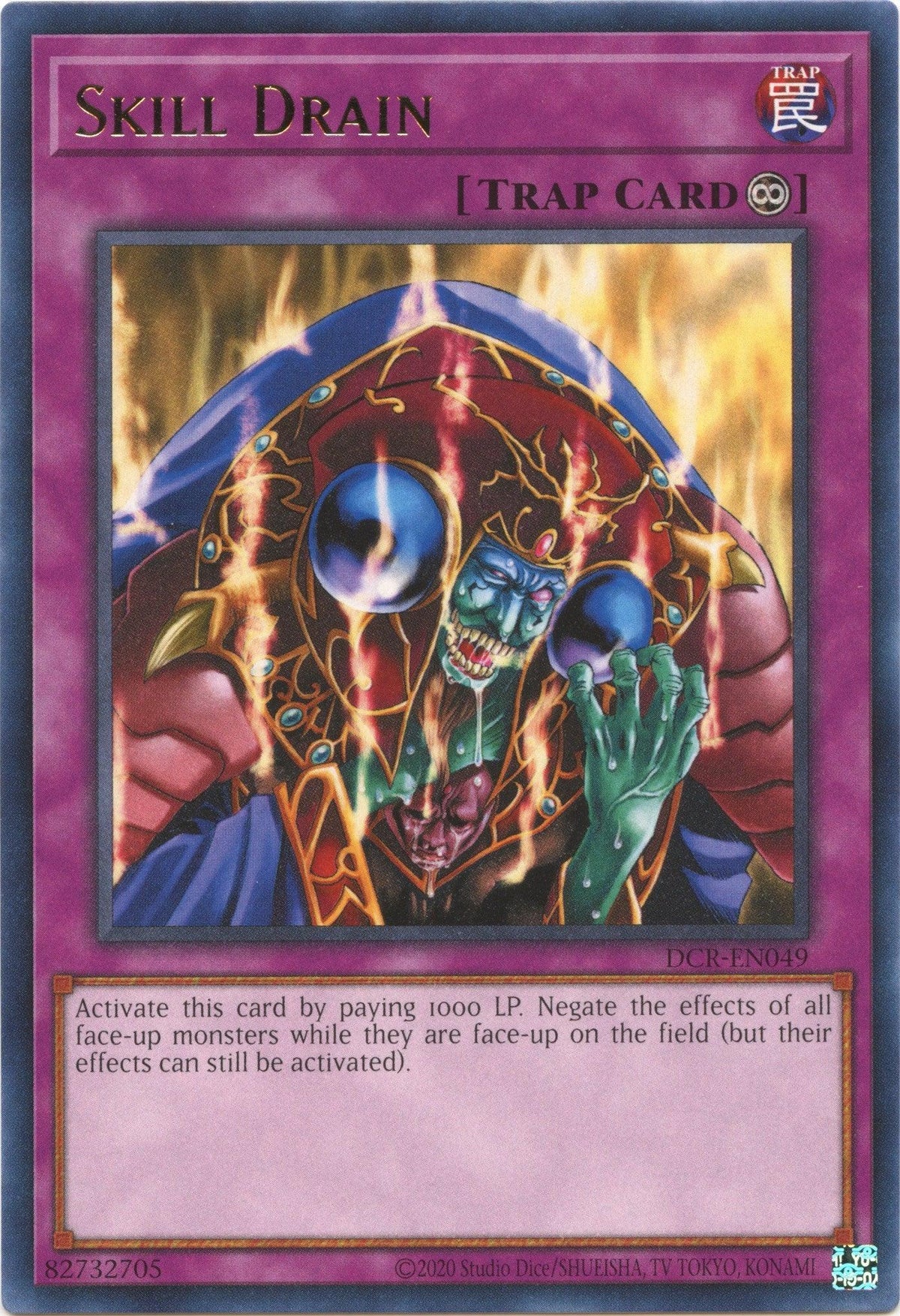 Continuous Trap, Dark Crisis (25th Anniversary Edition), Rare, Trap, Unlimited Skill Drain (25th Anniversary) [DCR-EN049] Rare - Trading Card World
