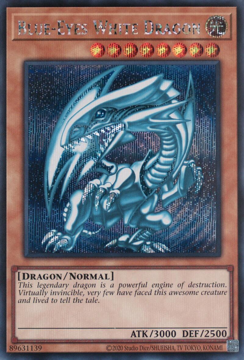 Dragon, Normal Monster, Secret Rare, Ultimate Kaiba Set (25th Anniversary), Unlimited Blue-Eyes White Dragon (Secret Rare) Secret Rare - Trading Card World