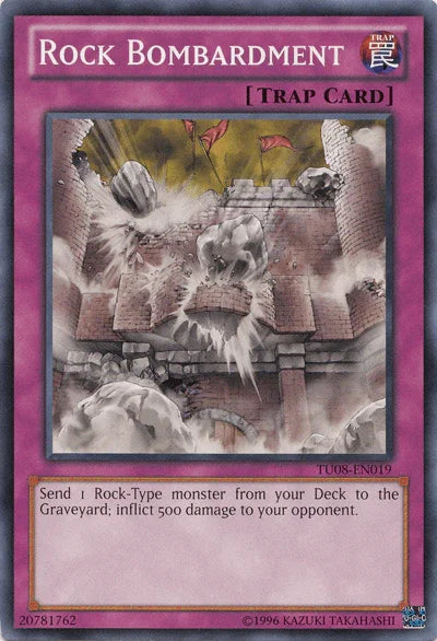 Common, Normal Trap, Trap, Turbo Pack: Booster Eight, Unlimited Rock Bombardment [TU08-EN019] Common - Trading Card World