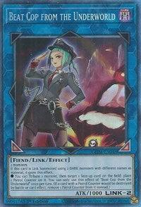 1st Edition, Collector's Rare, Dark, Fiend, Genesis Impact, Link/Effect Monster Beat Cop from the Underworld (CR) [GEIM-EN048] Collector's Rare - Trading Card World