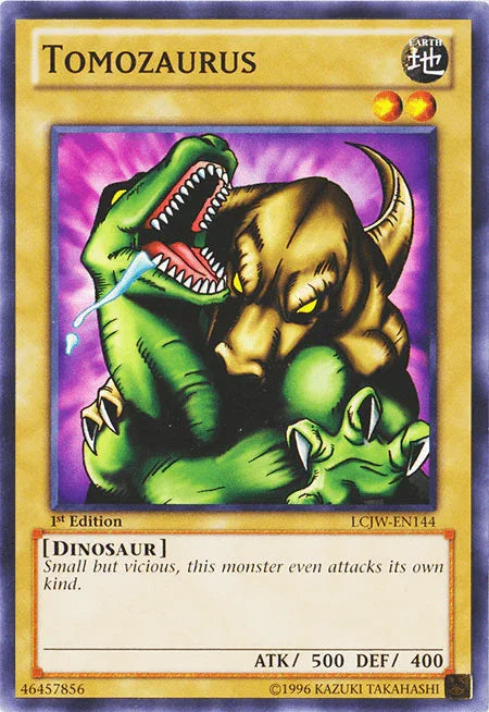 1st Edition, Common, Dinosaur, Earth, Legendary Collection 4: Joey's World, Normal Monster Tomozaurus [LCJW-EN144] Common - Trading Card World