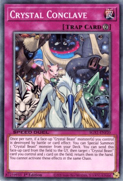 1st Edition, Common, Continuous Trap, Speed Duel GX: Duel Academy Box, Trap Crystal Conclave [SGX1-ENF20] Common - Trading Card World