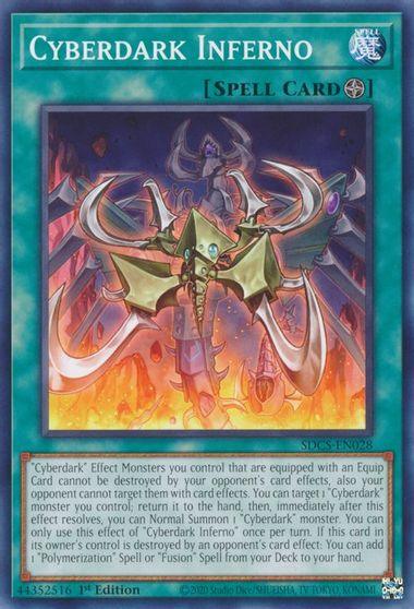 1st Edition, Common, Cyber Strike, Field Spell, Spell, Unlimited Cyberdark Inferno [SDCS-EN028] Common - Trading Card World