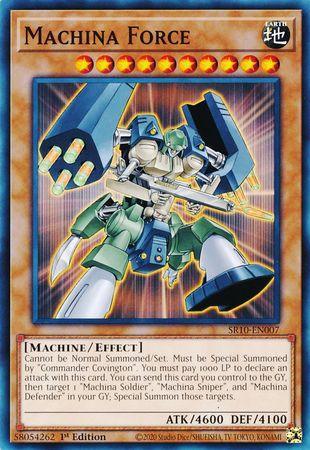 1st Edition, Common, Earth, Effect Monster, Machine, Structure Deck: Mechanized Madness Machina Force [SR10-EN007] Common - Trading Card World