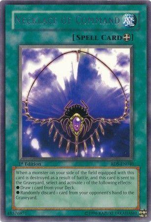1st Edition, Equip Spell, Rare, Rise of Destiny, Spell, Unlimited Necklace of Command [RDS-EN040] Rare - Trading Card World