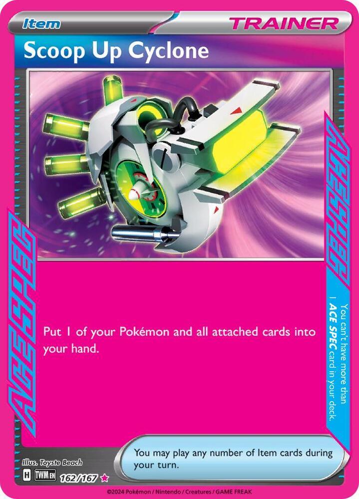 162, Scarlet & Violet: Twilight Masquerade Scoop Up Cyclone (162/167) [Scarlet & Violet: Twilight Masquerade] - Trading Card World