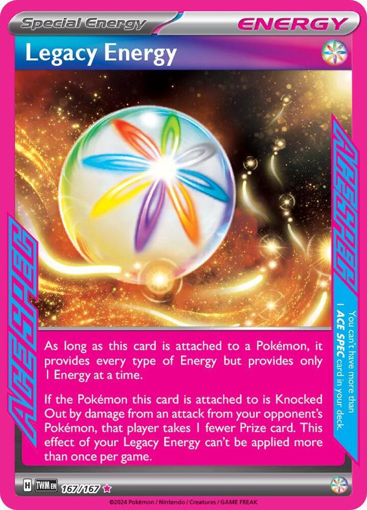 167, Scarlet & Violet: Twilight Masquerade Legacy Energy (167/167) [Scarlet & Violet: Twilight Masquerade] - Trading Card World