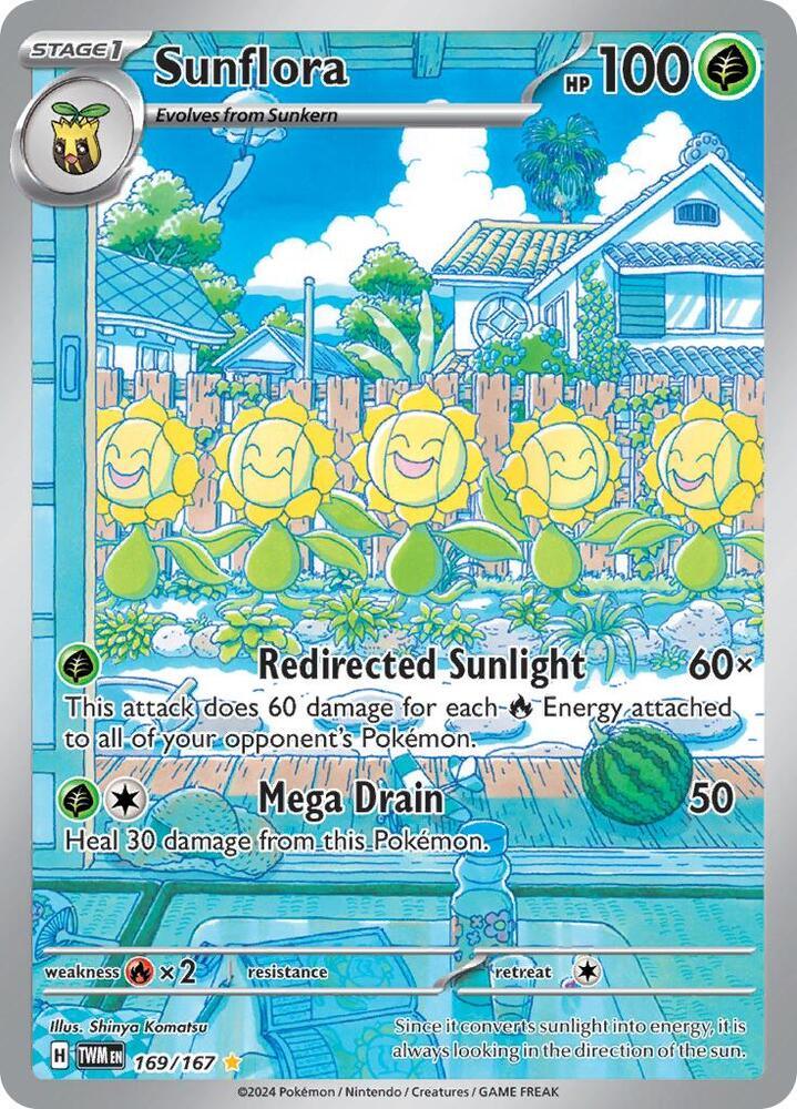 169, Scarlet & Violet: Twilight Masquerade Sunflora (169/167) [Scarlet & Violet: Twilight Masquerade] - Trading Card World