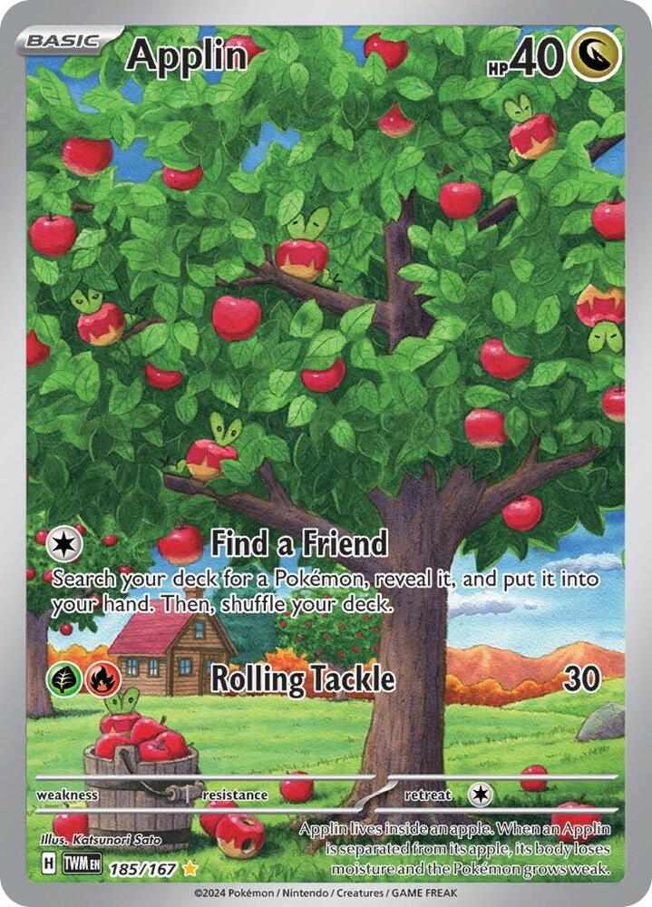 185, Scarlet & Violet: Twilight Masquerade Applin (185/167) [Scarlet & Violet: Twilight Masquerade] - Trading Card World