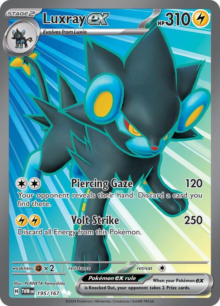 Scarlet & Violet: Twilight Masquerade Luxray ex (195/167) [Scarlet & Violet: Twilight Masquerade] - Trading Card World