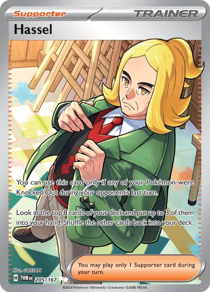 205, Scarlet & Violet: Twilight Masquerade Hassel (205/167) [Scarlet & Violet: Twilight Masquerade] - Trading Card World