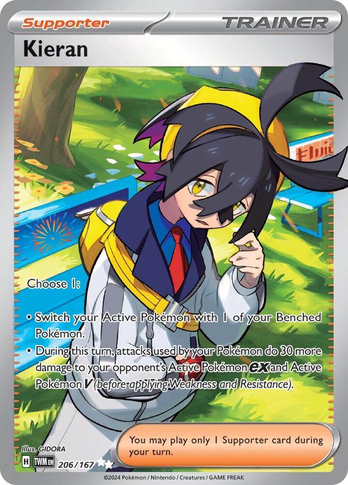 206, Scarlet & Violet: Twilight Masquerade Kieran (206/167) [Scarlet & Violet: Twilight Masquerade] - Trading Card World