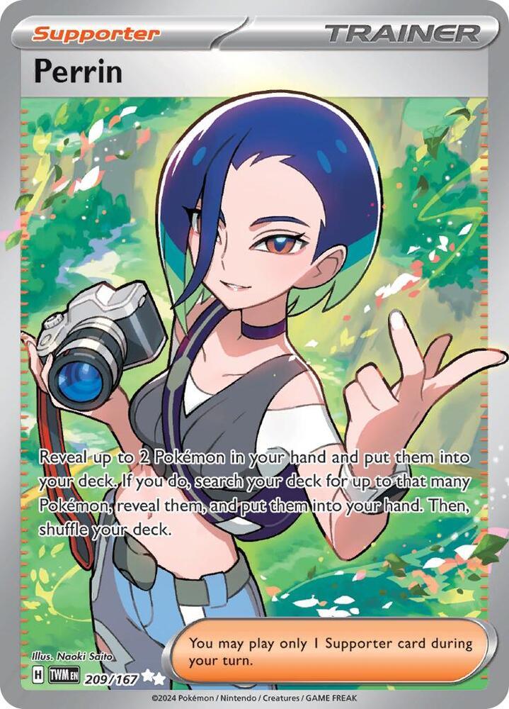 209, Scarlet & Violet: Twilight Masquerade Perrin (209/167) [Scarlet & Violet: Twilight Masquerade] - Trading Card World