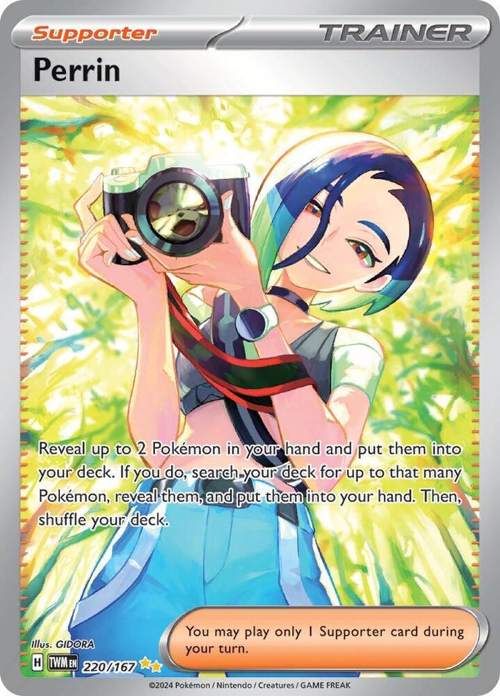 220, Scarlet & Violet: Twilight Masquerade Perrin (220/167) [Scarlet & Violet: Twilight Masquerade] - Trading Card World