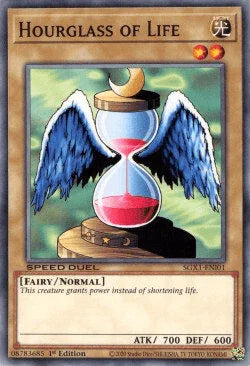 1st Edition, Common, Fairy, Light, Normal Monster, Speed Duel GX: Duel Academy Box Hourglass of Life [SGX1-ENI01] Common - Trading Card World