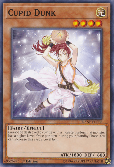 1st Edition, Common, Dark Neostorm, Effect Monster, Fairy, Light, Unlimited Cupid Dunk [DANE-EN028] Common - Trading Card World