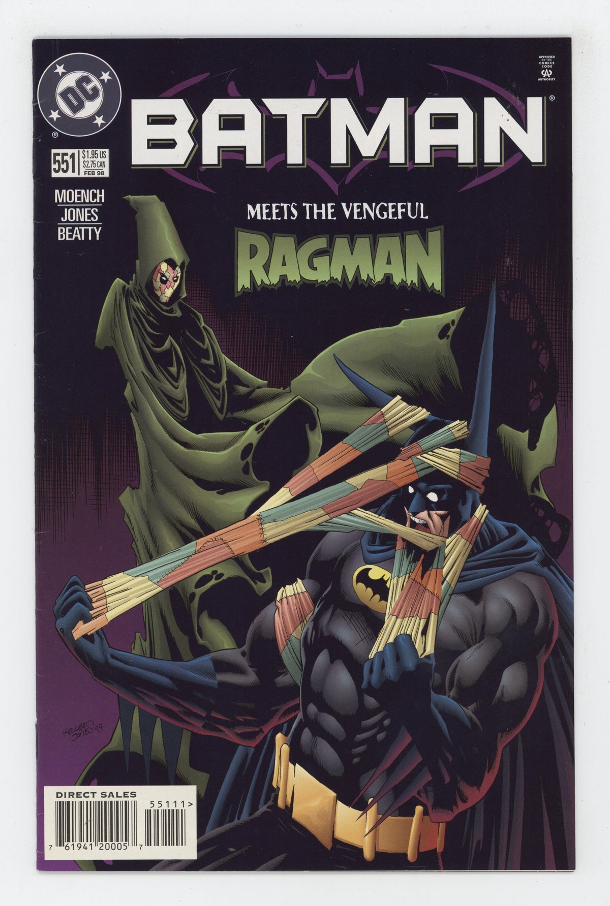 Batman 551 DC 1998 Kelley Jones Dough Moench Ragman