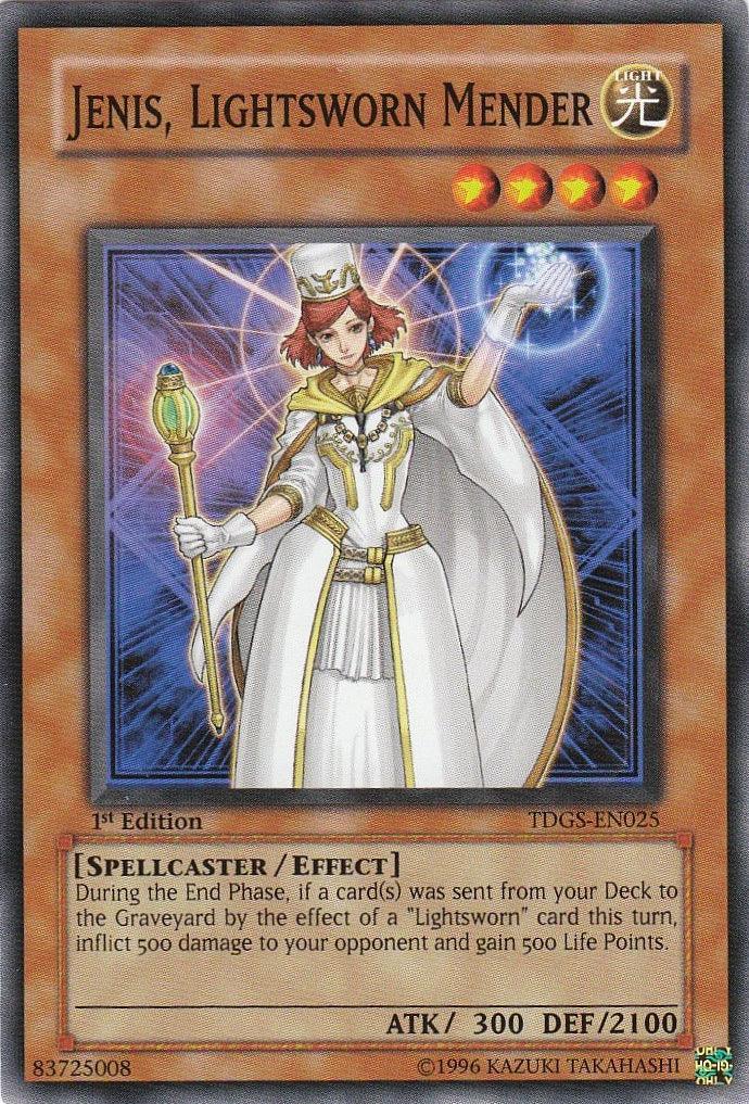 1st Edition, Common, Effect Monster, Light, Spellcaster, The Duelist Genesis, Unlimited Jenis, Lightsworn Mender [TDGS-EN025] Common - Trading Card World