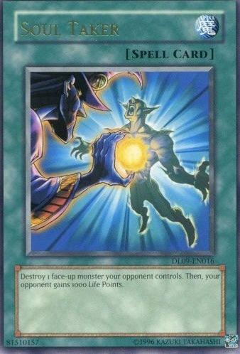 Duelist League Promo, Normal Spell, Rare, Spell, Unlimited Soul Taker (Green) [DL09-EN016] Rare - Trading Card World