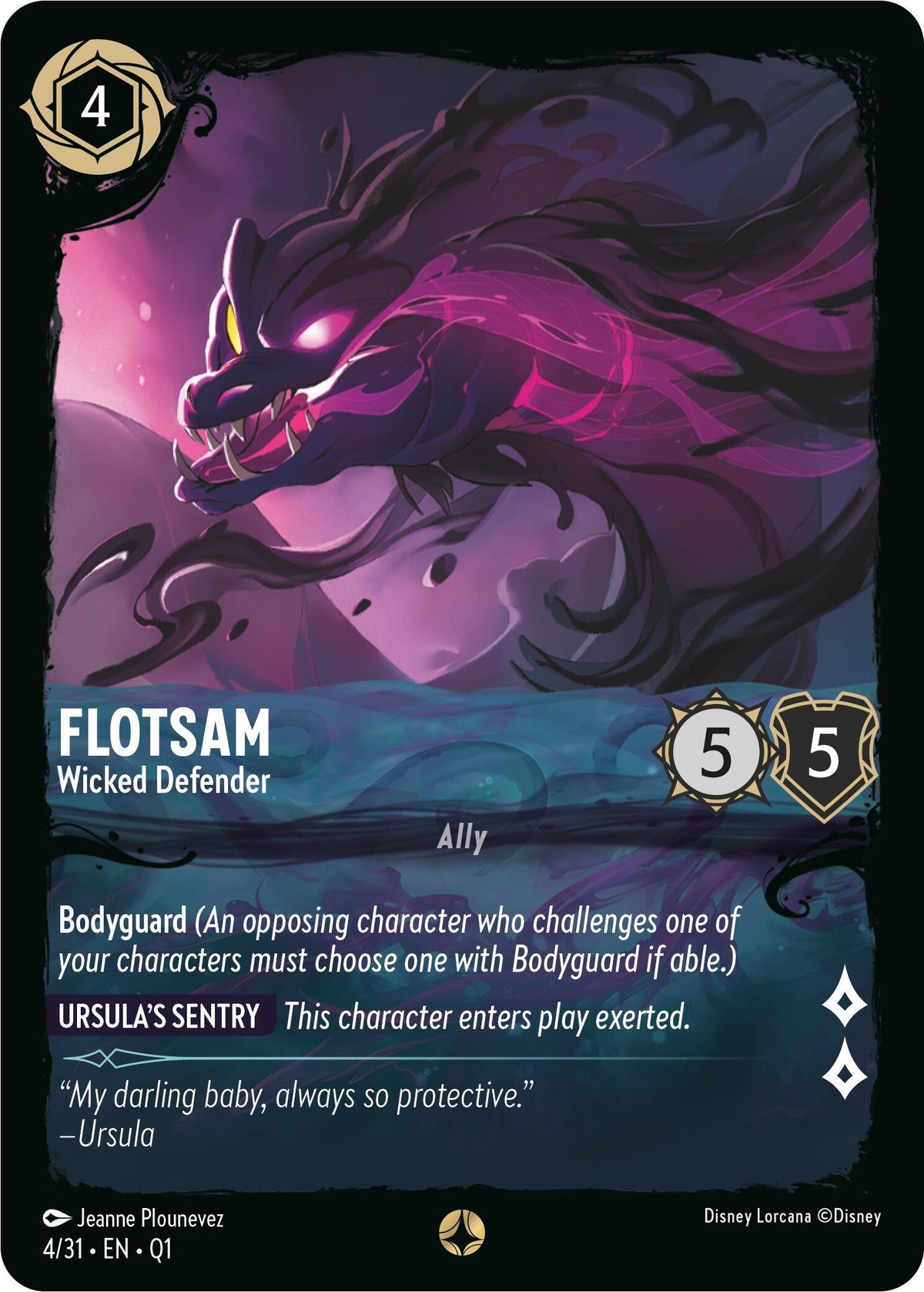  Flotsam - Wicked Defender (4/31) [Illumineer's Quest: Deep Trouble] - Trading Card World