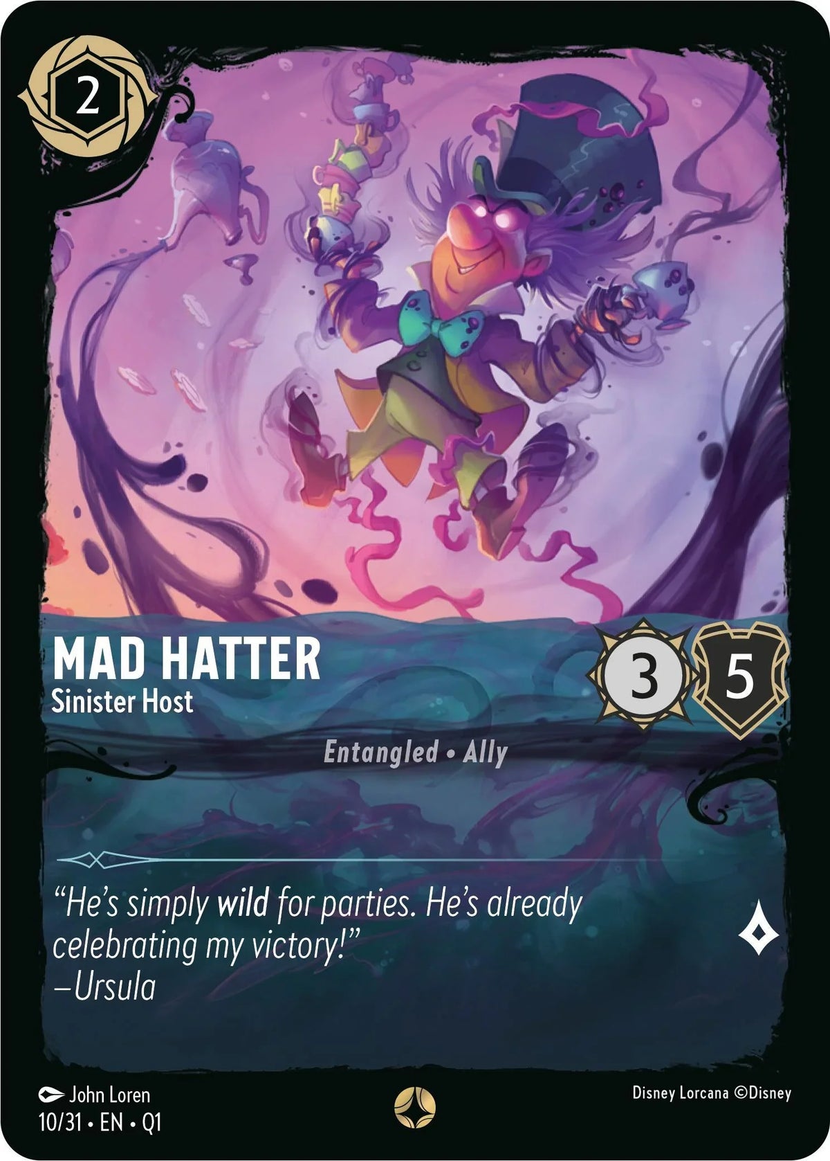  Mad Hatter - Sinister Host (10/31) [Illumineer's Quest: Deep Trouble] - Trading Card World