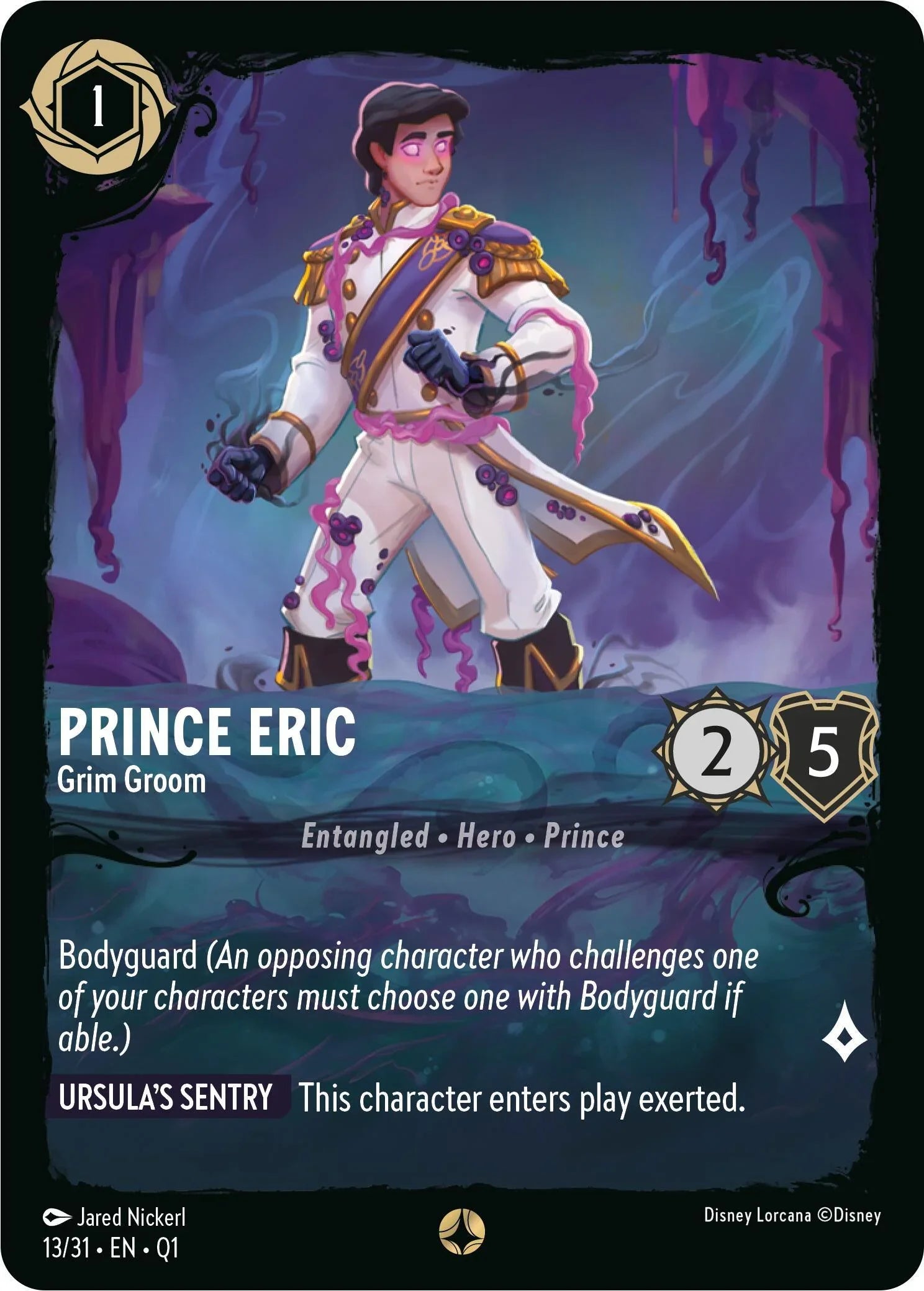 Prince Eric - Grim Groom (13/31) [Illumineer's Quest: Deep Trouble] - Trading Card World