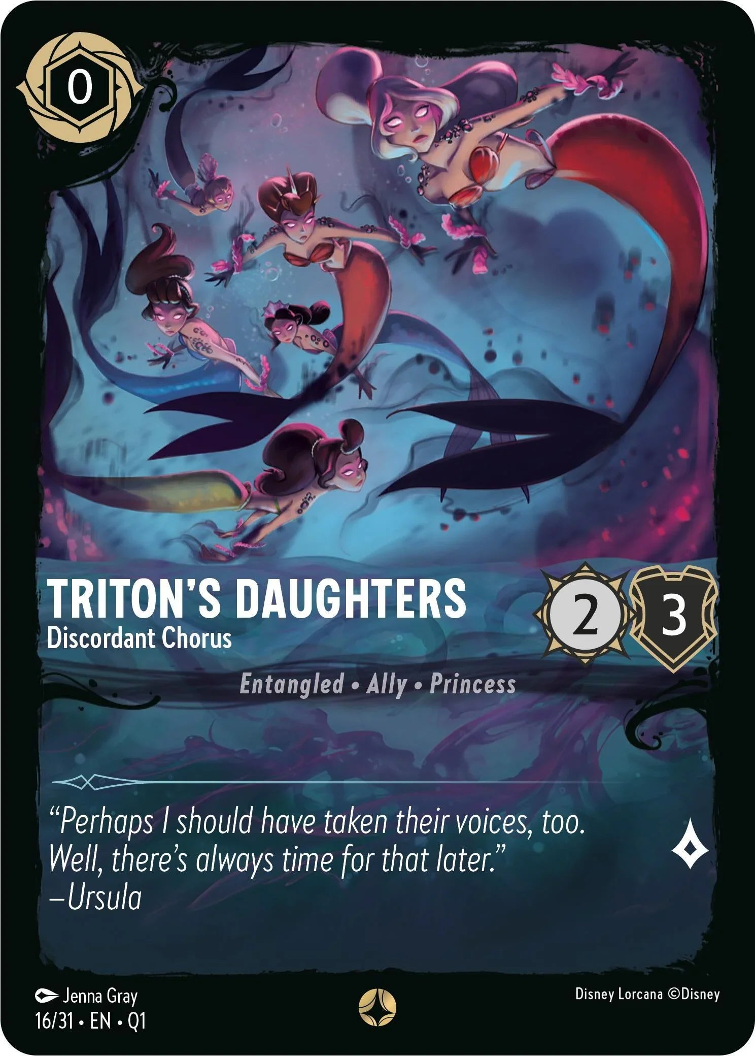  Triton's Daughters - Discordant Chorus (16/31) [Illumineer's Quest: Deep Trouble] - Trading Card World