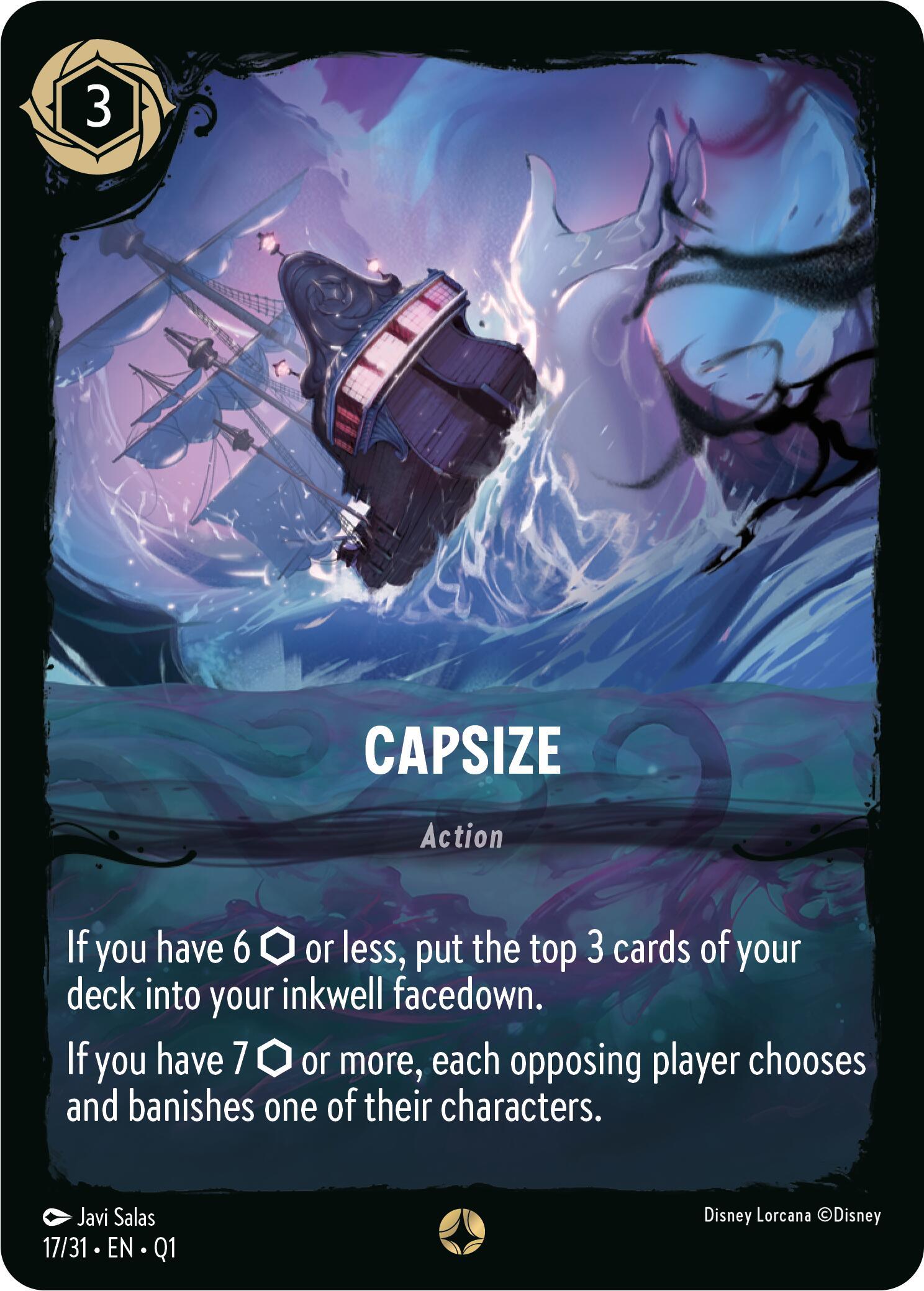  Capsize (17/31) [Illumineer's Quest: Deep Trouble] - Trading Card World