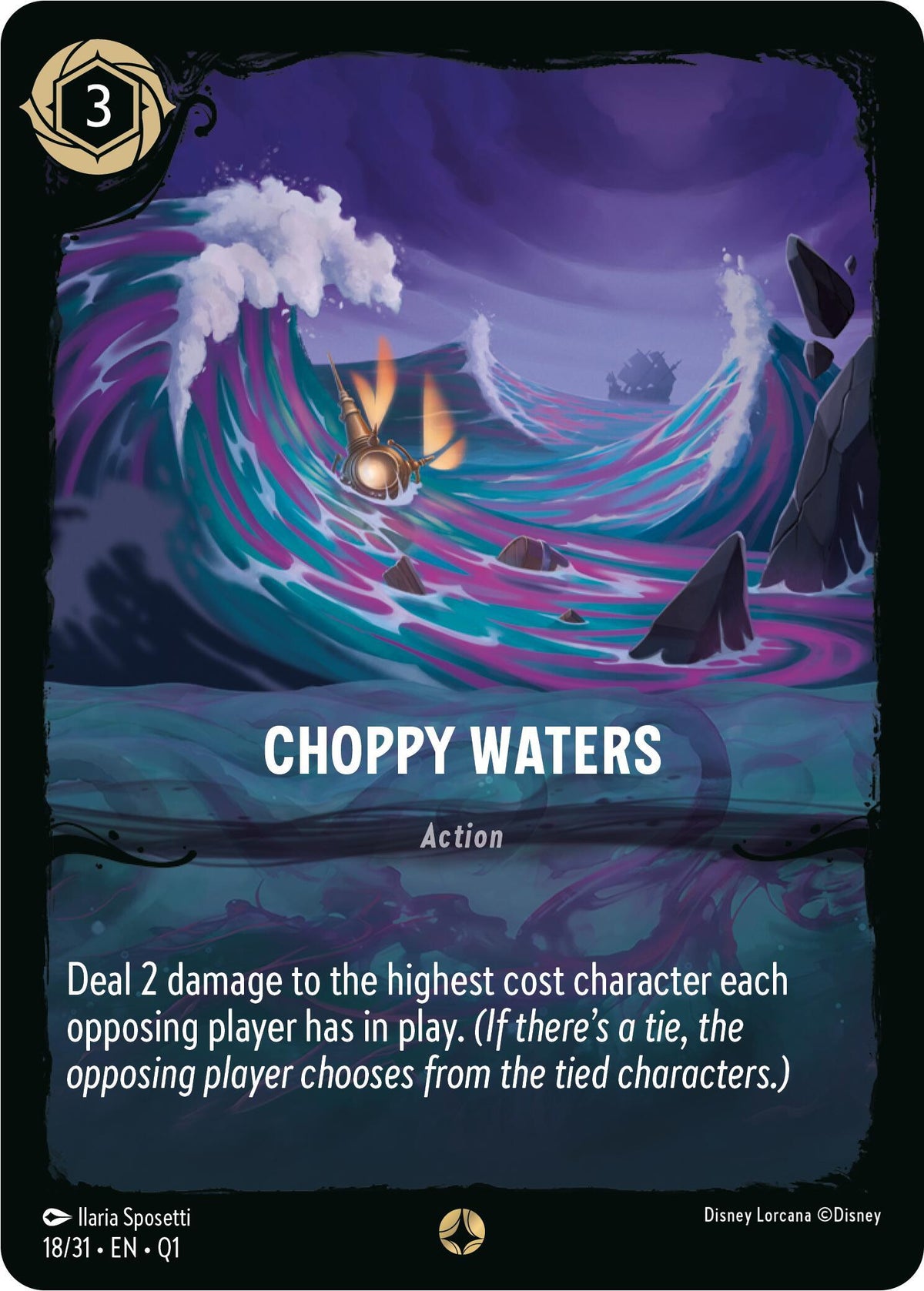  Choppy Waters (18/31) [Illumineer's Quest: Deep Trouble] - Trading Card World