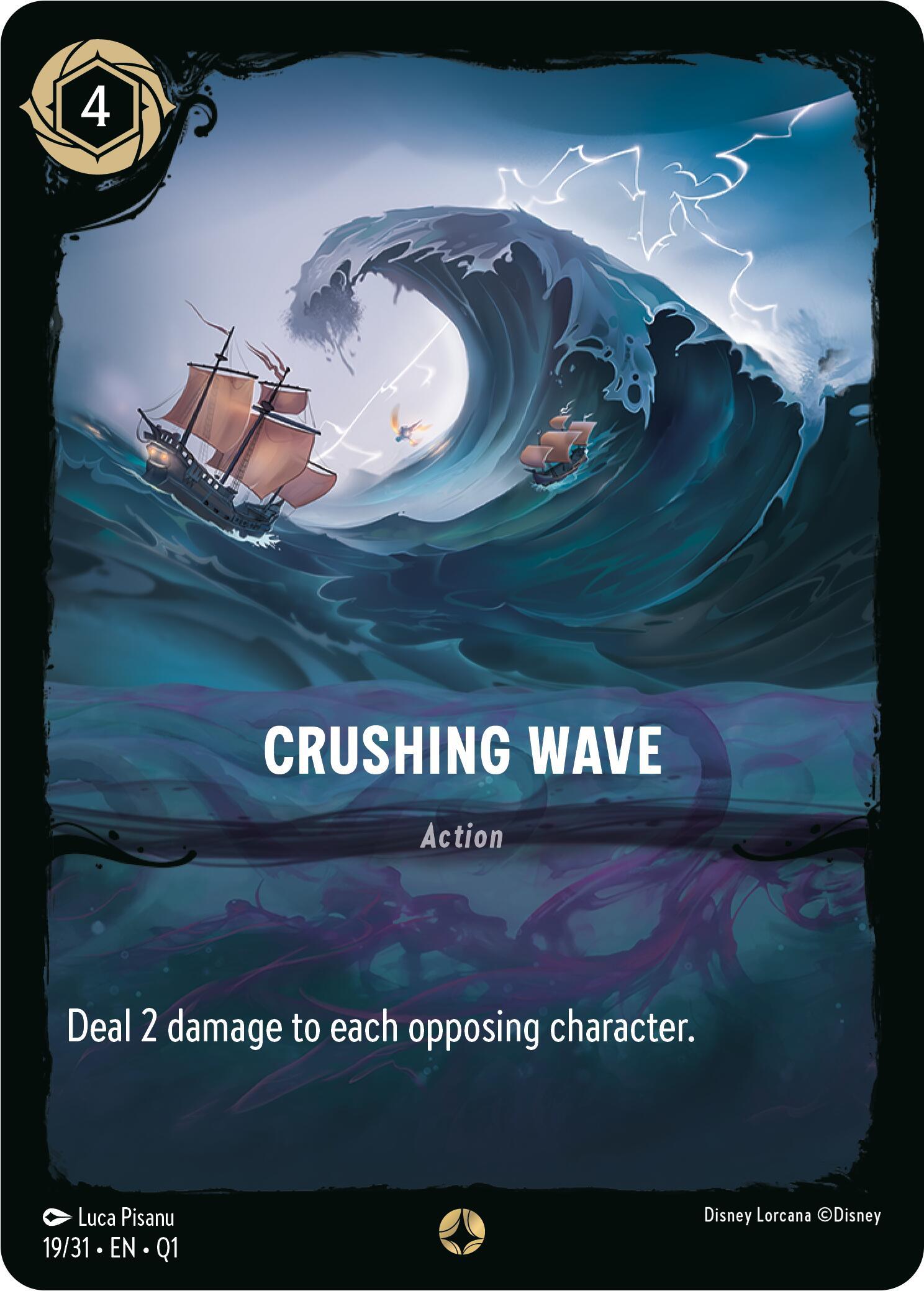  Crushing Wave (19/31) [Illumineer's Quest: Deep Trouble] - Trading Card World