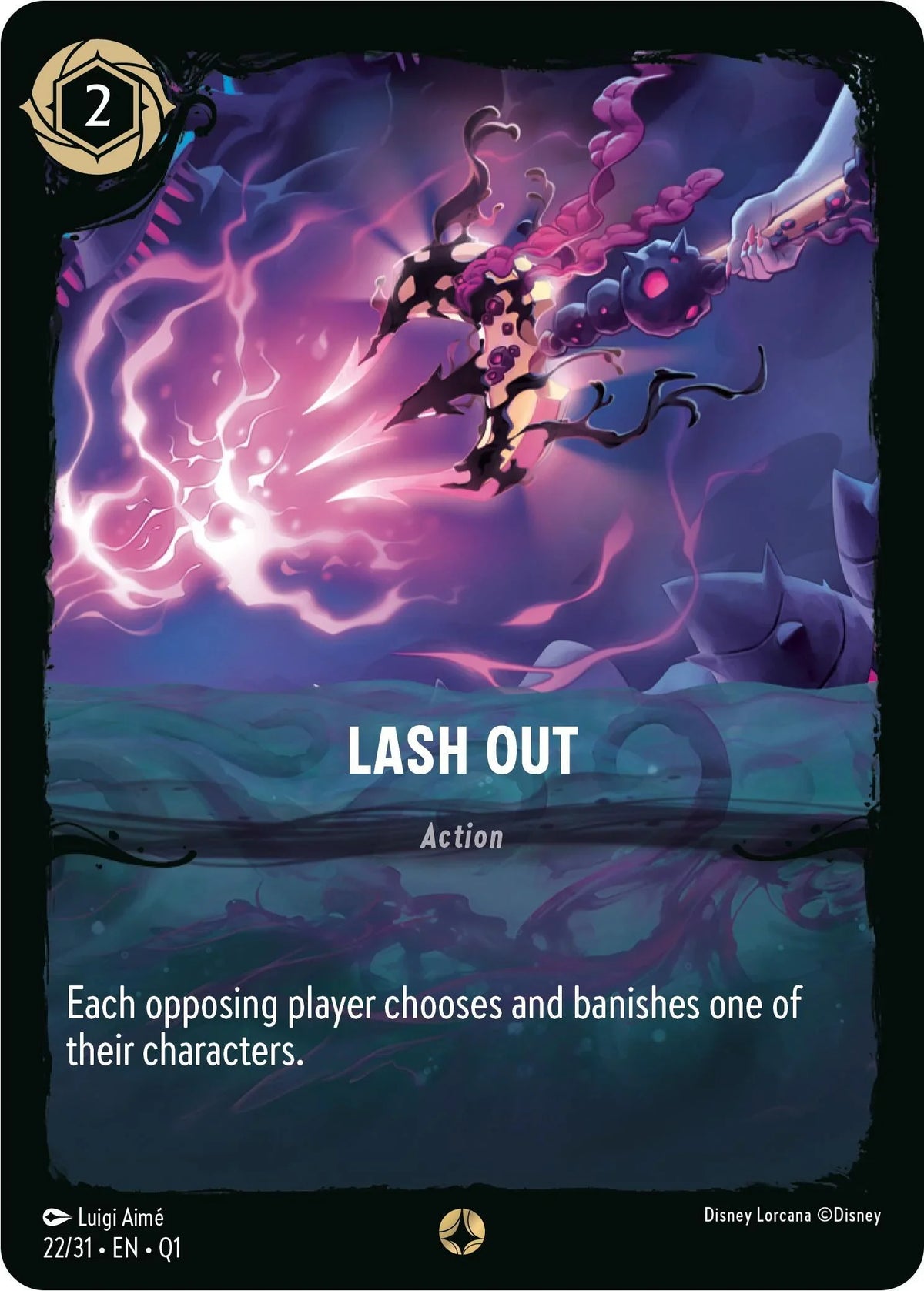  Lash Out (22/31) [Illumineer's Quest: Deep Trouble] - Trading Card World