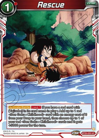 Rescue (BT25-033) [Legend of the Dragon Balls]