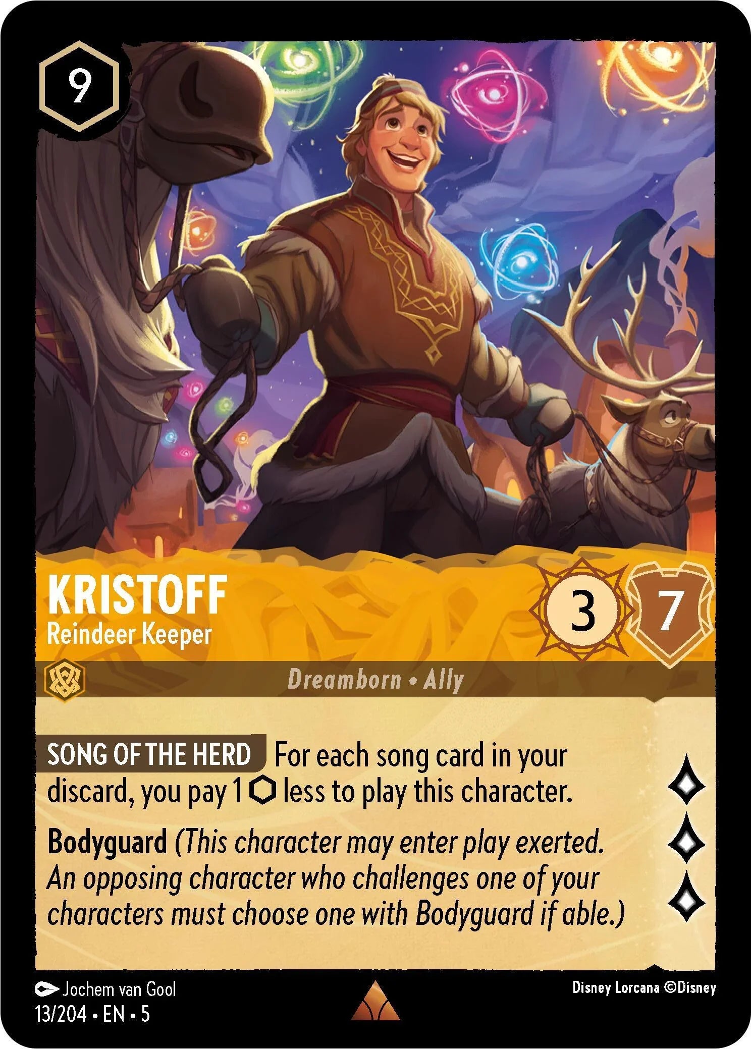 Kristoff - Reindeer Keeper (13/204) [Shimmering Skies] - Trading Card World