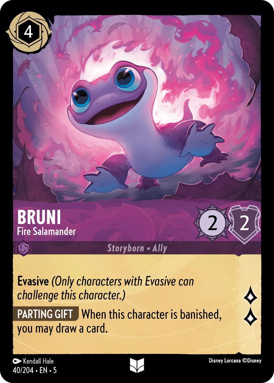  Bruni - Fire Salamander (40/204) [Shimmering Skies] - Trading Card World