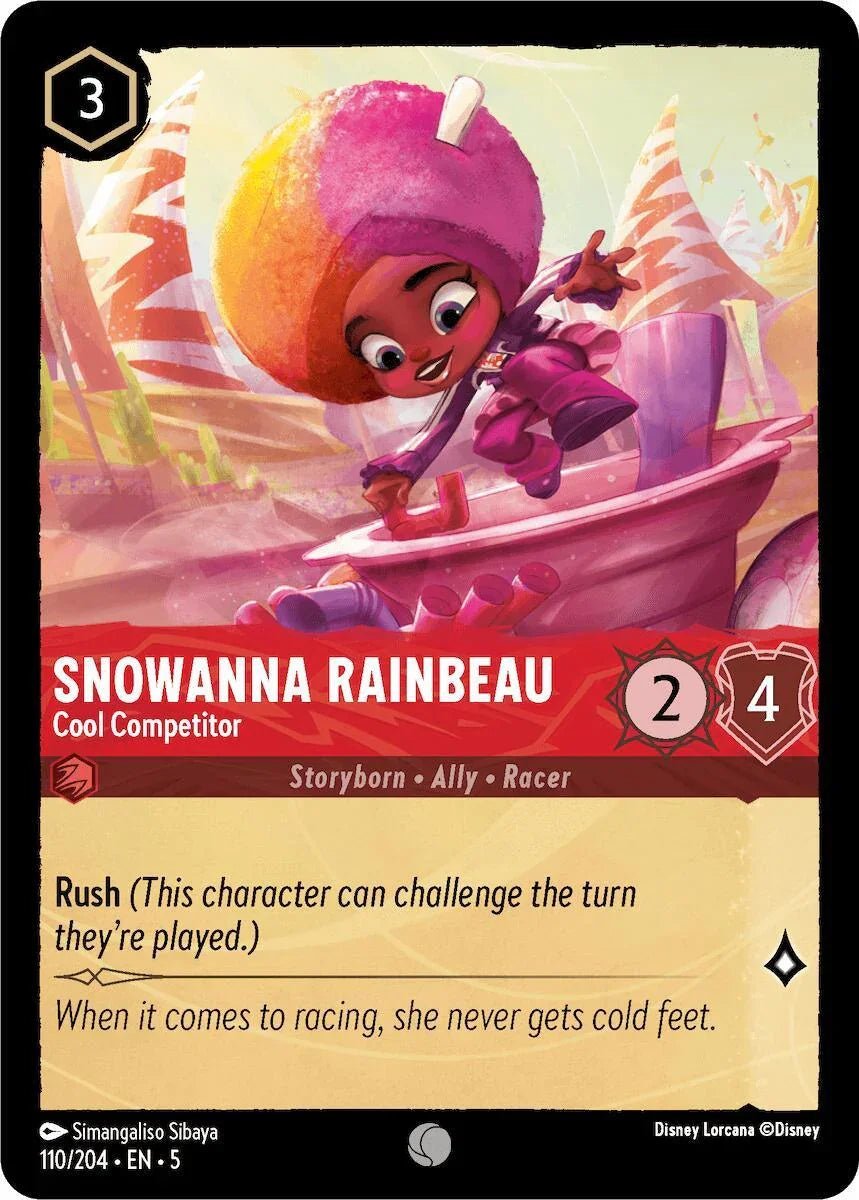  Snowanna Rainbeau - Cool Competitor (110/204) [Shimmering Skies] - Trading Card World