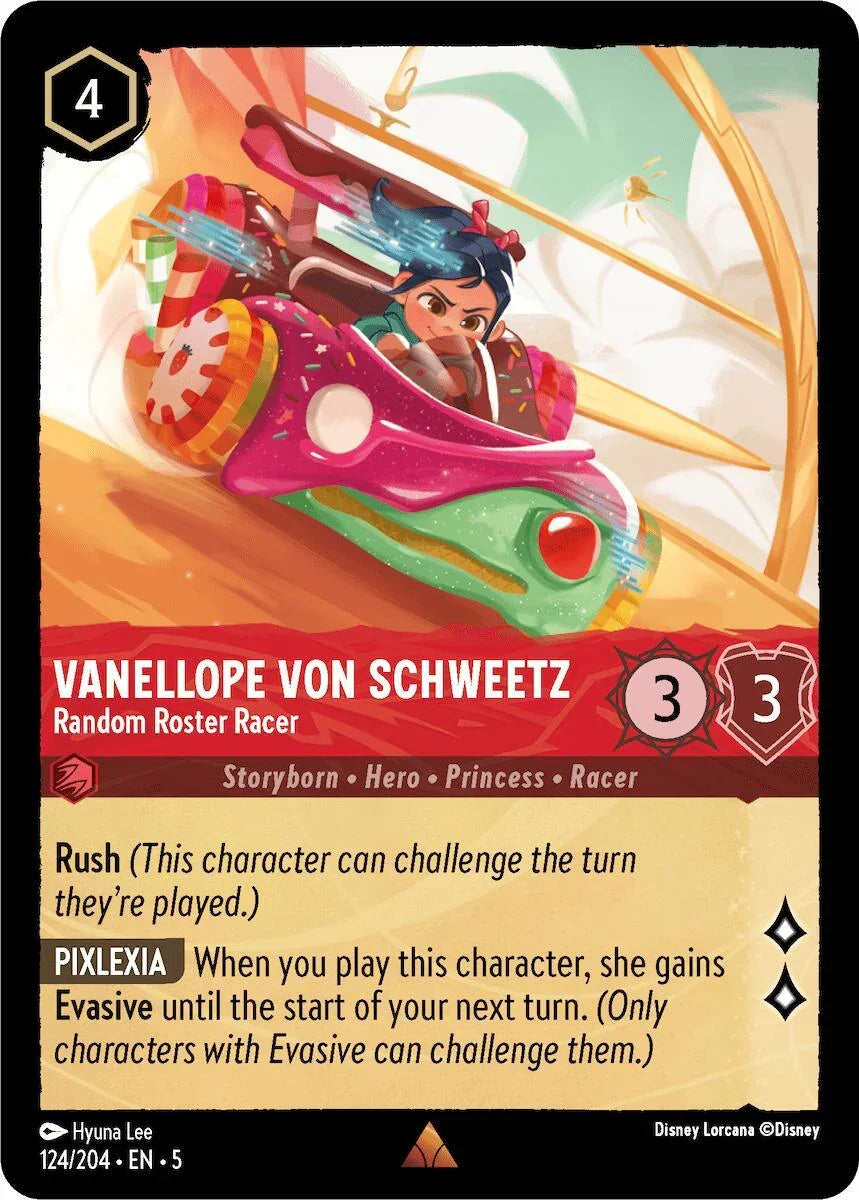  Vanellope von Schweetz - Random Roster Racer (124/204) [Shimmering Skies] - Trading Card World