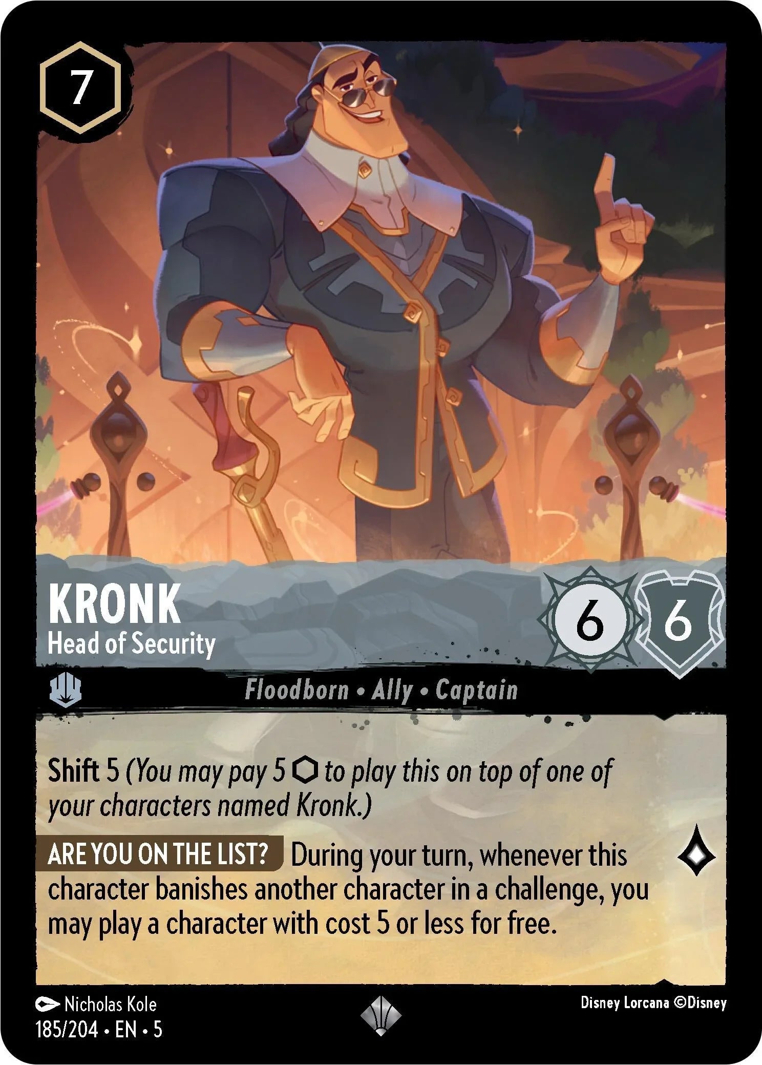  Kronk - Head of Security (185/204) [Shimmering Skies] - Trading Card World