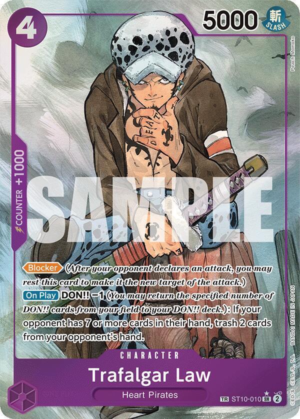 500 Years in the Future, Character, Heart Pirates, Super Rare Trafalgar Law (TR) [500 Years in the Future] - Trading Card World