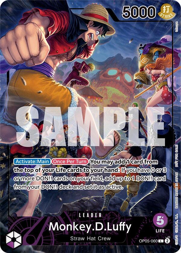 Awakening of the New Era, Leader, Straw Hat Crew Monkey.D.Luffy (PSA Magazine) [Awakening of the New Era] - Trading Card World