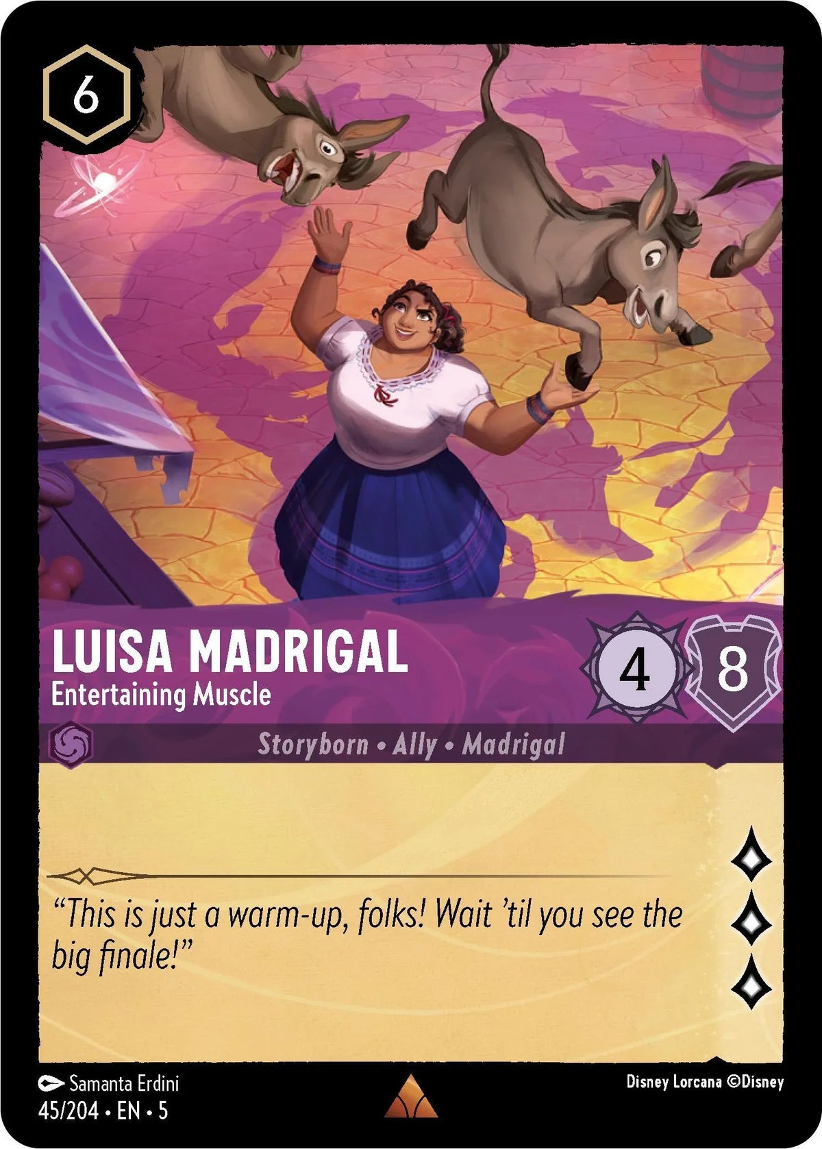  Luisa Madrigal - Entertaining Muscle (45/204) [Shimmering Skies] - Trading Card World