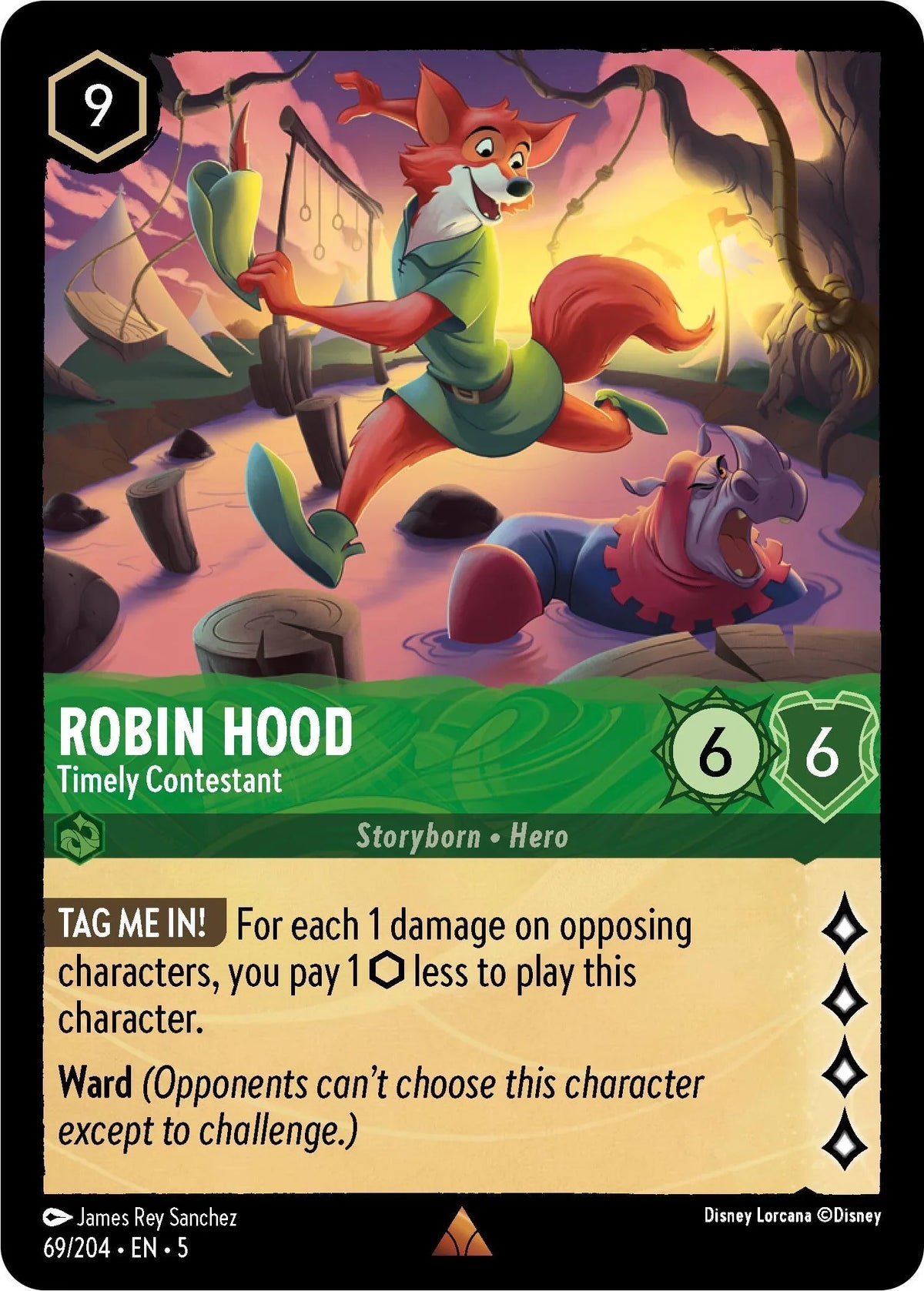  Robin Hood - Timely Contestant (69/204) [Shimmering Skies] - Trading Card World