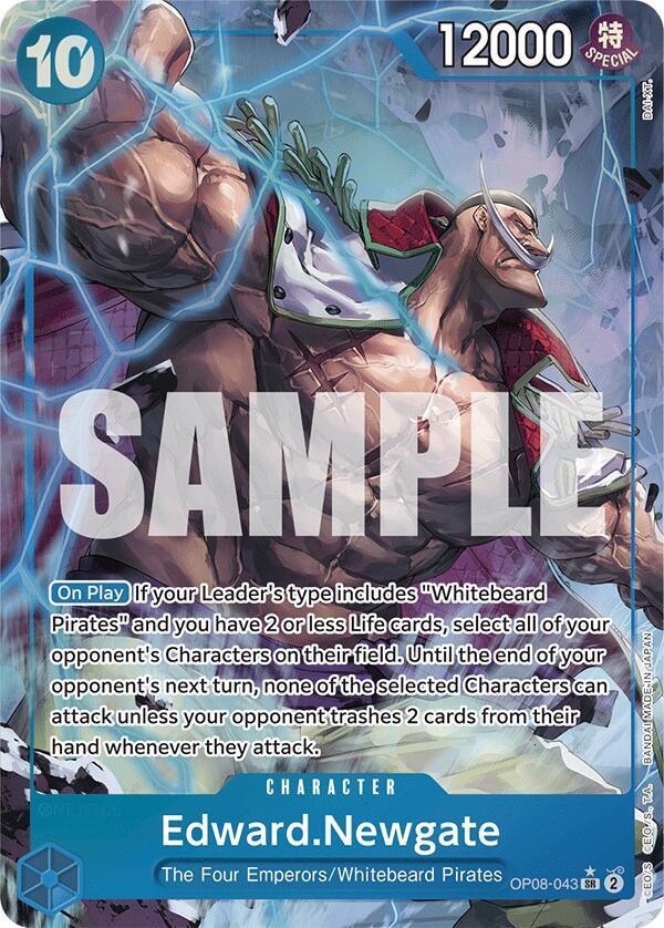 One Piece Singles, Two Legends Edward.Newgate (Parallel) [Two Legends] - Trading Card World