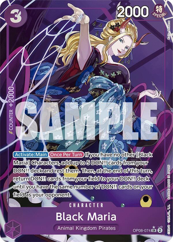 One Piece Singles, Two Legends Black Maria (Parallel) [Two Legends] - Trading Card World