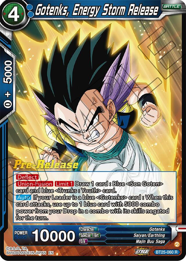 Gotenks, Energy Storm Release (BT25-060) [Legend of the Dragon Balls Prerelease Promos]